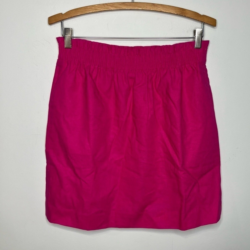 J. Crew factory linen blend skirt knee‎ length new with tags size 8